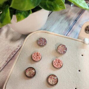 3pk of boutique Stud Earrings